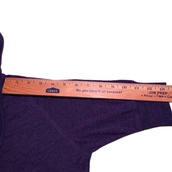 Pro Edge Hooded Short Sleeve Notre Dame Tee in Heather Blue Size Juniors XL - Picture 5 of 8